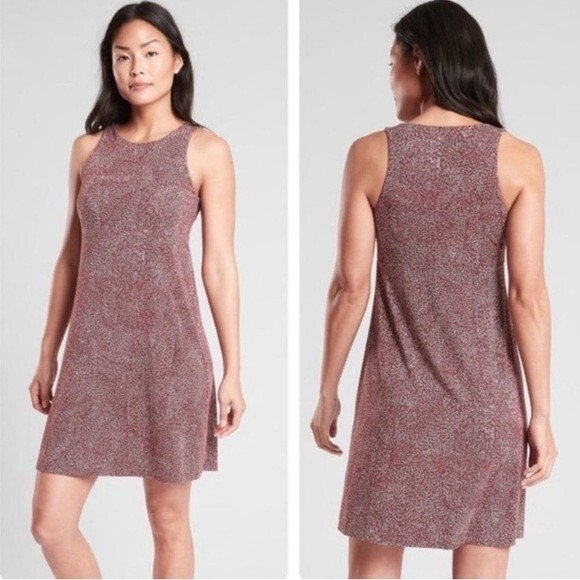 Athleta Santorini High‎ Neck Sleeveless Dress M - Picture 1 of 6